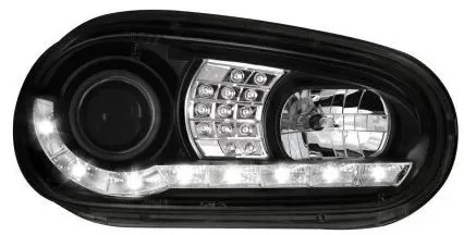 Kristallscheinwerfer Dayline GOLF IV - schwarz