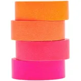 Rico Design Tape Set Neon, Rottöne MIX