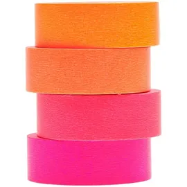 Rico Design Tape Set Neon, Rottöne MIX