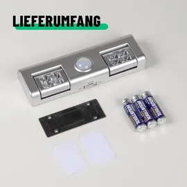 greate LED Lichtleiste mit Bewegungsmelder batteriebetrieben für Schrank