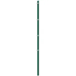Zaunpfosten ARVOTEC "ESSENTIAL 240", grün, B:4cm H:240cm, Metall, Zaunpfosten, 4x4x cm für Mattenhöhe 240 cm, zum Einbetonieren