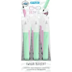 STYLEX Ewiger Bleistift mint + pink sortiert 26031