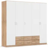 Rauch Drehtürenschrank »Kleiderschrank Schrank Garderobe Wäscheschrank GAMMA in 3 Breiten«, mit 6 Schubladen, in schlichtem Design TOPSELLER MADE IN GERMANY,