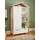 Möbilia Kinderkleiderschrank Dolidoo 112 x 51 x 187 cm Kiefer lackiert weiß