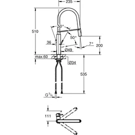 Grohe Concetto supersteel 31491DC0