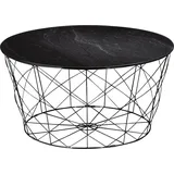 SalesFever Caorle Schwarz Metall 80 x 45 cm