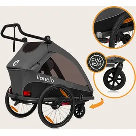 lionelo Cama Kinderanhänger grau 2023