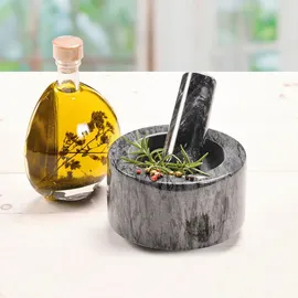 KESPER Mörser Marmor Ø 13 cm Höhe 8 cm Grau