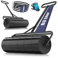 Kesser KESSER® Rasenwalze Metall mit 5x Spikes & Handschuhen