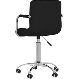 vidaXL Bürostuhl Drehbar Stoff Schwarz