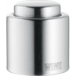 WMF, Wein Zubehör, Clever&More Weinverschluss mit Aufschrift, Wein- Flaschenverschluss Ø 2,4 cm, Cromargan Edelstah