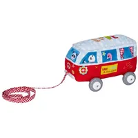 Die Spiegelburg Bus auf Holzrollen Beige