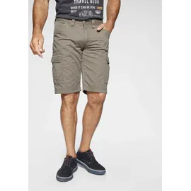 MAN'S WORLD Cargobermudas MAN'S WORLD, Herren, Gr. 66, N-Gr, grün (olivgrün), Obermaterial: 100% Baumwolle, unifarben, normal kniebedeckend, Hosen, auch in Großen Größen, Topseller