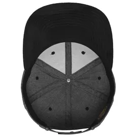 Flexfit Chambray-Suede Snapback Cap schwarz One Size