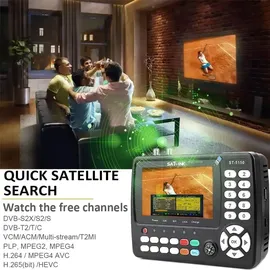 Satlink ST-5155 H.265 (10 Bit) DVB-S/S2/T/T2/C Combo Messgerät