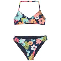 Roxy Triangel-Bikini Morning Flower Set Blau 3
