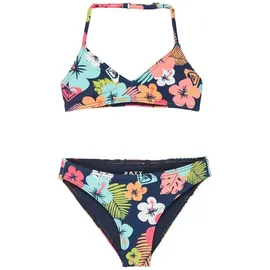 Roxy Triangel-Bikini Morning Flower Set Blau 3