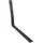 Simausrom Traverse ohne Lehne passend zu Bankkufe 571  ,  Schwarzstahl  ,  571 x 0 x 0
