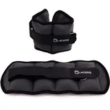 Lacers Petrolline Gewichtsmanschette (1Paar) - 1,5Kg - Gewichte für Füße und Handgelenke – Fitness für Männer & Frauen/Laufgewichte mit verschiedenen Gewichten 1,5 kg