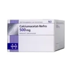 CALCIUMACETAT NEFRO 500 mg Filmtabletten 200 St Filmtabletten