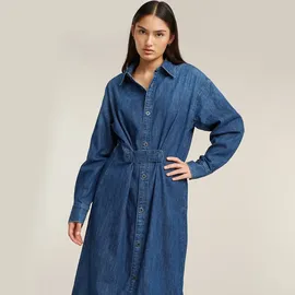 G-Star Long Tab Shirt Kleid - Worn In Windward - M