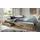 Massivholz Palettenbett 140 x 200 cm Braun