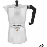 Quttin Italienische Kaffeemaschine Quttin 9 Tassen (6 Stück)