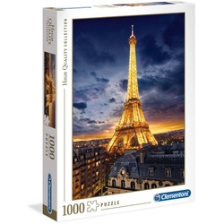 Clementoni® Puzzle High Quality Collection, Eiffelturm, 1000 Puzzleteile, Made in Europe, FSC® – schützt Wald – weltweit bunt