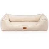 Knuffelwuff Hundebett Nunavut Orthopädisch Cord XXL 120 x 85cm Beige