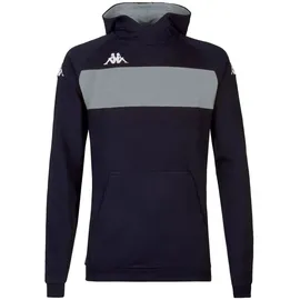 Kappa Daccio Hoodie Blue Marine/Grey Melange 2XL