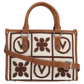 Valentino Tyle Henkeltasche Kunstleder Beige/Braun