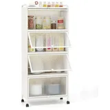 Costway Küchenregal 5-stufig 32 x 60 x 154 cm Schwarz