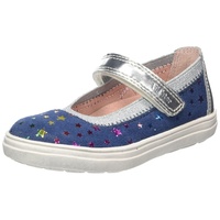 Richter Kinderschuhe Jungen Mädchen Ilva Ballerinas, Nautical/Silver, 25 EU Weit