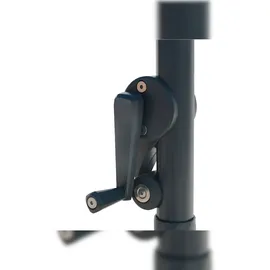 LECO Rechteck-Doppelsonnenschirm 270 x 158 cm Anthrazit