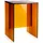 Kartell Max-Beam Hocker/Beistelltisch 27 x 47 x 33 cm Braun/Gold