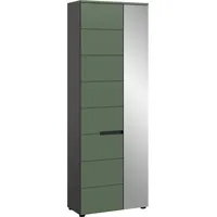 Home Affaire REHAT Dielenschrank 65x37x190 grau