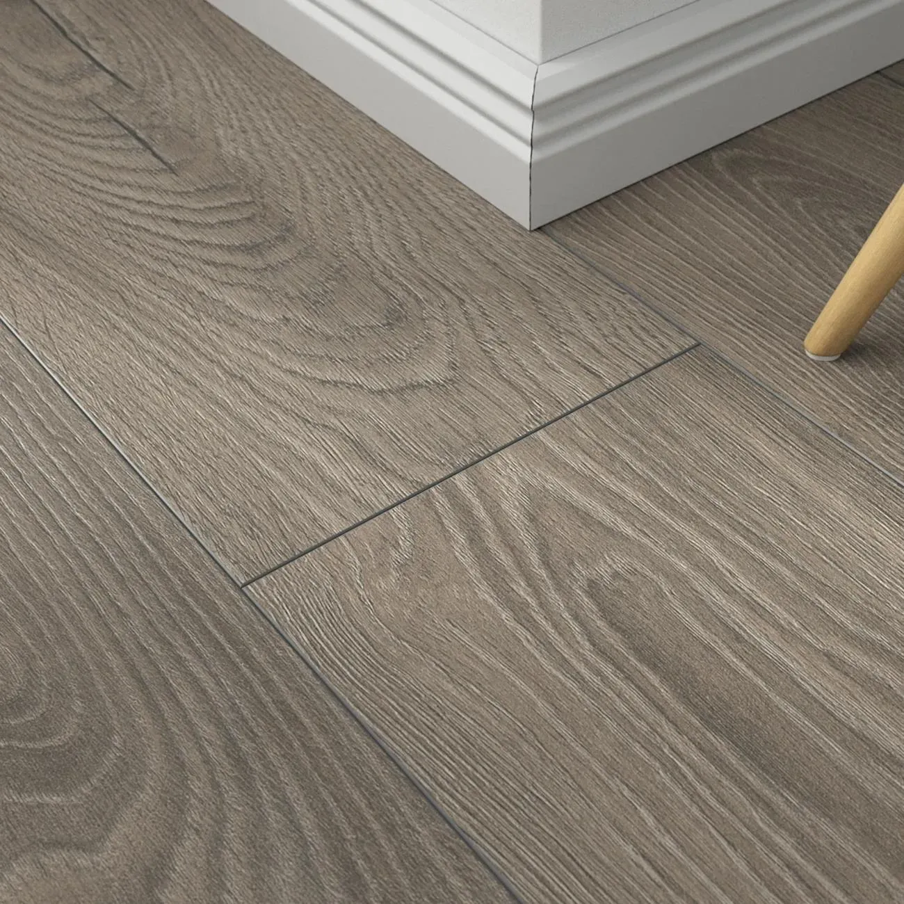 Laminat Rutherford Oak – inkl. Dämmung & Fußleisten