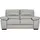 Calia Italia Couch Leder 2-Sitzer Braun