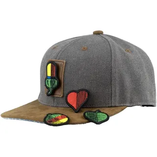 Bavarian Caps Cap Schafkopf: Transformer - dunkelgrau (Snapback) DUNKELGRAU -