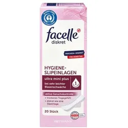 facelle 20er-Pack Hygiene-Slipeinlagen »ultra mini plus«