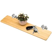 bremermann Wandregal Bad-Serie PIAZZA BAMBUS 46 x 6 x 13 cm Braun