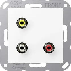 Jung Multimedia-Anschlusssystem MA A 1031 WWM MAA1031WWM