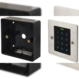 Sygonix SY-6121664 Code-Tastatur mit RFID Unterputz, Aufputz 12 V/DC, 18 V/DC IP66 mit beleuchteter Tastatur, mit Touchscreen