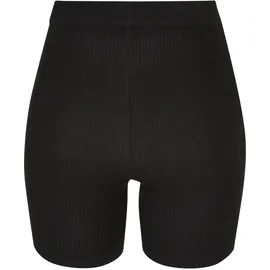 URBAN CLASSICS Rib Knit Kurze Leggings Black 3XL