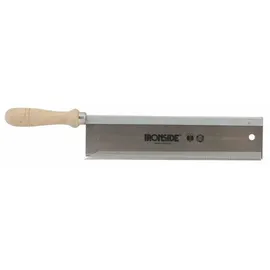 Ironside Feinsäge 250 mm gerade mit Holzheft mit Holzheft