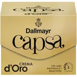 Dallmayr Capsa Crema d'Oro, Nespresso Kompatibel Kapsel, Kaffeekapsel, Röstkaffee, Kaffee, 10 Kapseln, 56 g