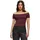 URBAN CLASSICS Ladies Off Shoulder Rib Tee - Rot