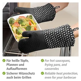 Wenko Topfhandschuhe Silikon Schwarz 1 Paar