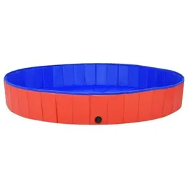 vidaXL Hundepool Faltbar 200x30 cm Rot