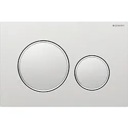 Geberit Sigma 20 Betätigungsplatte 115882JQ1 Platte und Tasten mattchrom lackiert